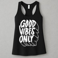 Good Vibes Only Cool Retro Womens Tank Top