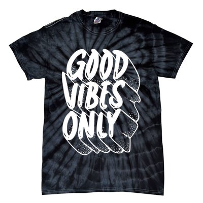 Good Vibes Only Cool Retro Tie-Dye T-Shirt