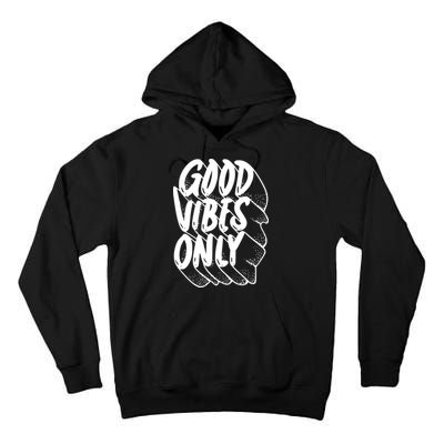 Good Vibes Only Cool Retro Tall Hoodie