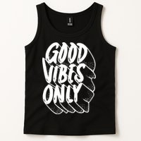 Good Vibes Only Cool Retro Tank Top