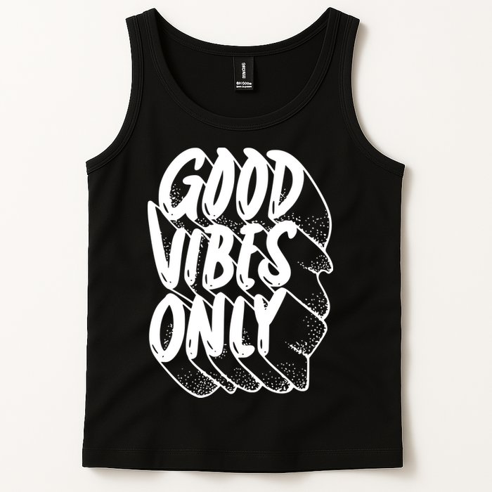 Good Vibes Only Cool Retro Tank Top