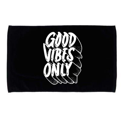 Good Vibes Only Cool Retro Microfiber Hand Towel