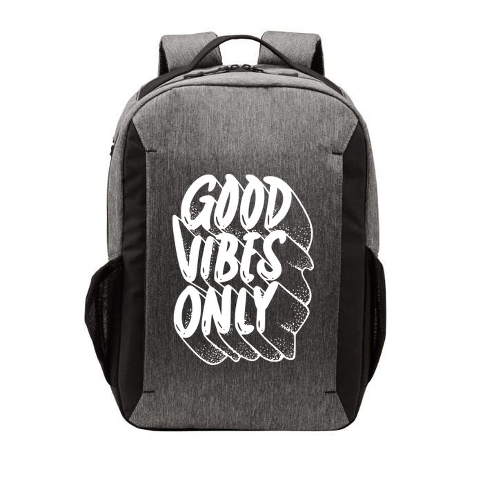 Good Vibes Only Cool Retro Vector Backpack