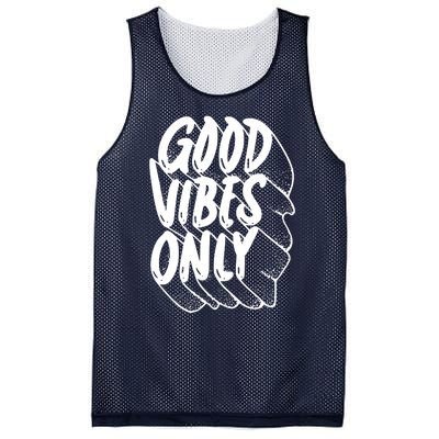 Good Vibes Only Cool Retro Mesh Reversible Basketball Jersey Tank