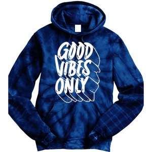 Good Vibes Only Cool Retro Tie Dye Hoodie