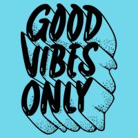 Good Vibes Only Cool Retro Poster