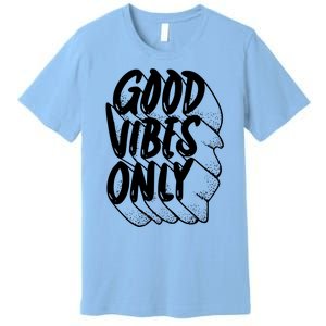 Good Vibes Only Cool Retro Premium T-Shirt