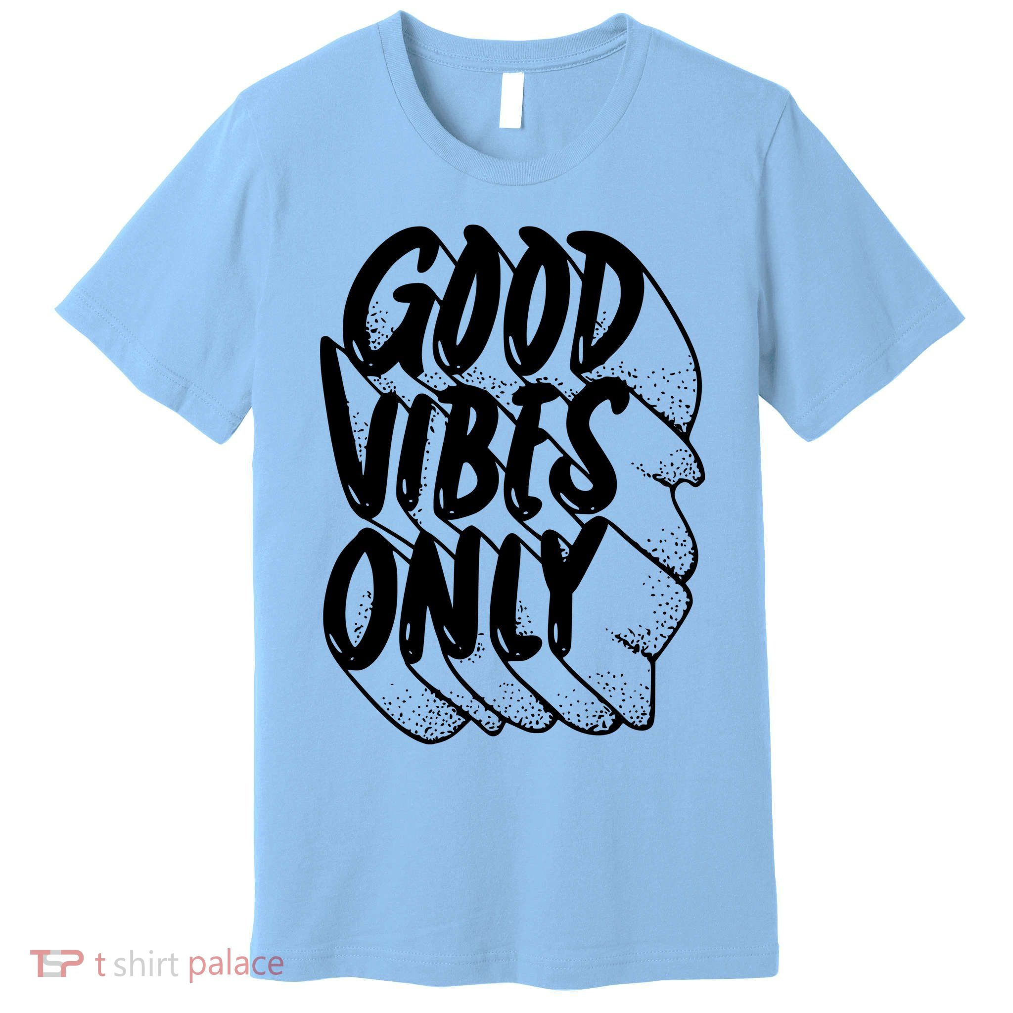 Good Vibes Only Cool Retro Premium T-Shirt