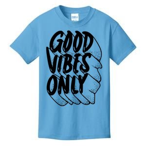 Good Vibes Only Cool Retro Kids T-Shirt