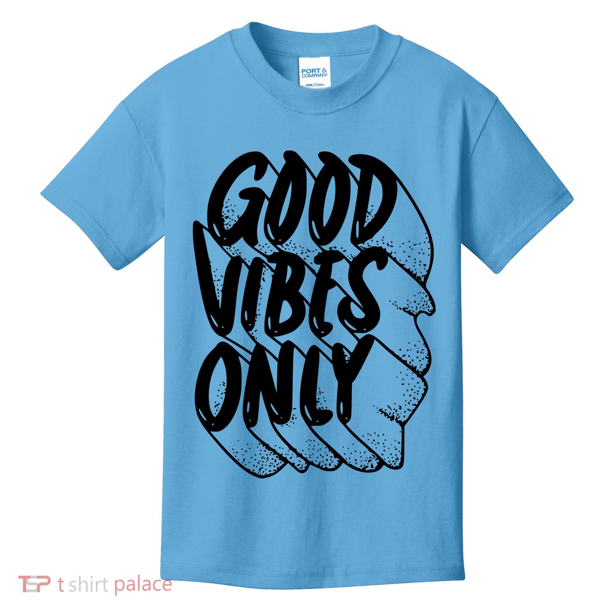 Good Vibes Only Cool Retro Kids T-Shirt