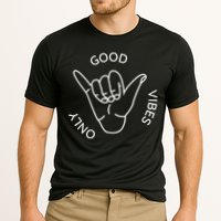 Good Vibes Only Gnarly Surfer Performance Shirt