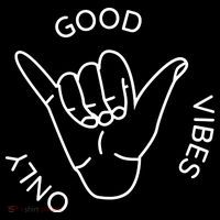 Good Vibes Only Gnarly Surfer Tall T-Shirt