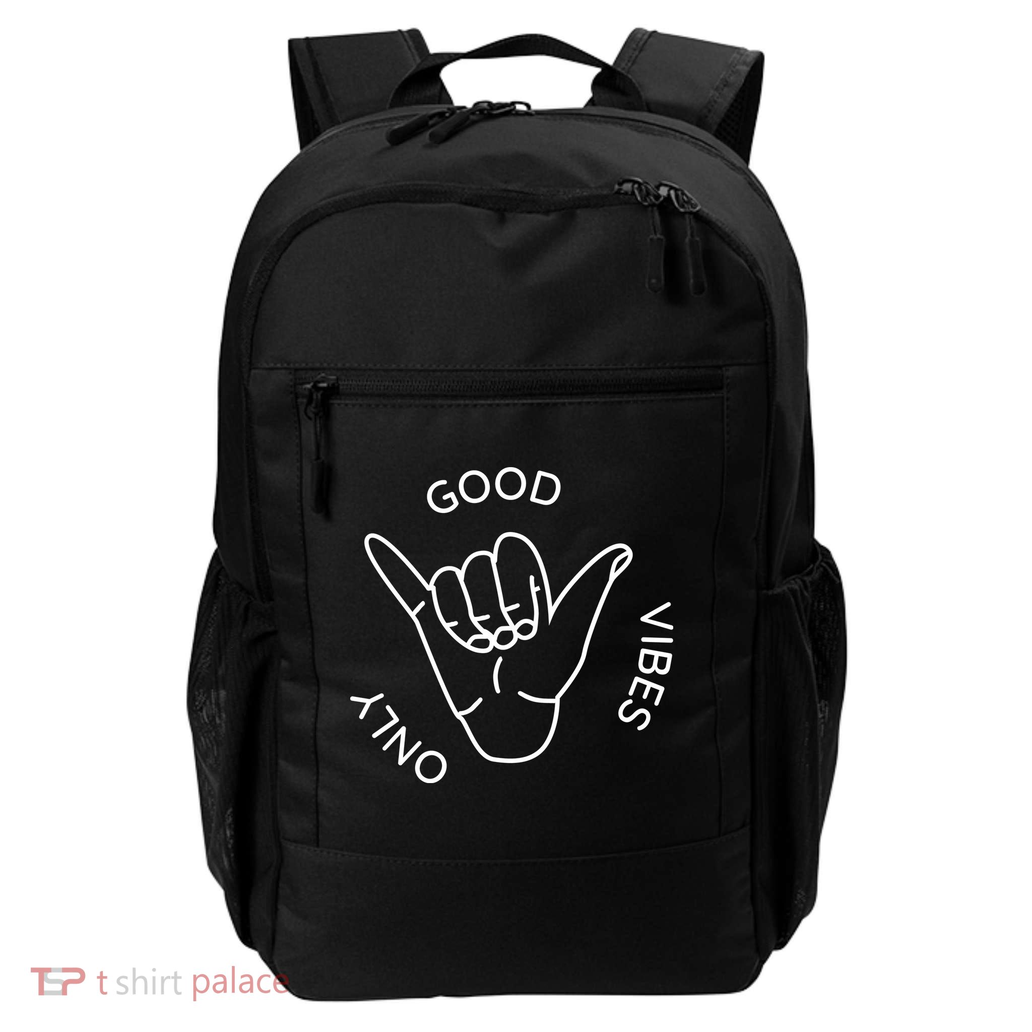 Good Vibes Only Gnarly Surfer Daily Commute Backpack