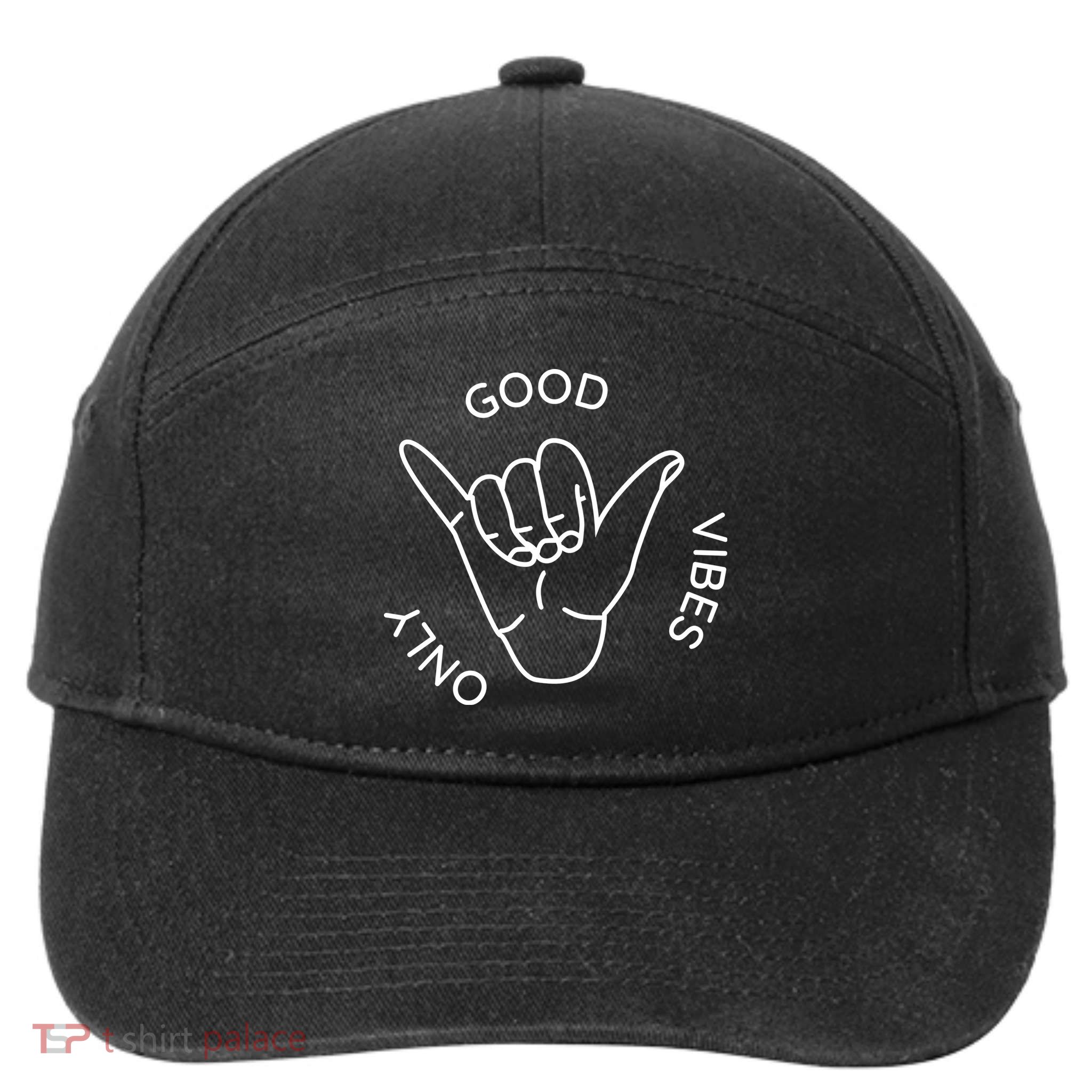 Good Vibes Only Gnarly Surfer 7-Panel Snapback Hat