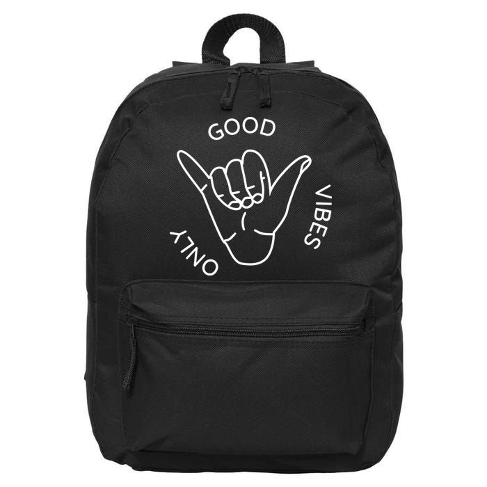 Good Vibes Only Gnarly Surfer 16 in Basic Backpack