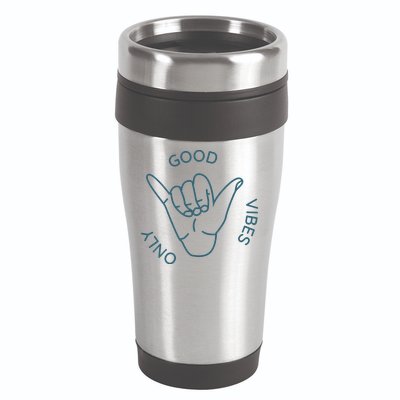 Good Vibes Only Gnarly Surfer 16oz Travel Tumbler