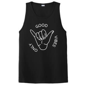 Good Vibes Only Gnarly Surfer PosiCharge Competitor Tank