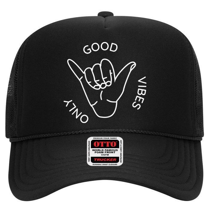 Good Vibes Only Gnarly Surfer Trucker Hat