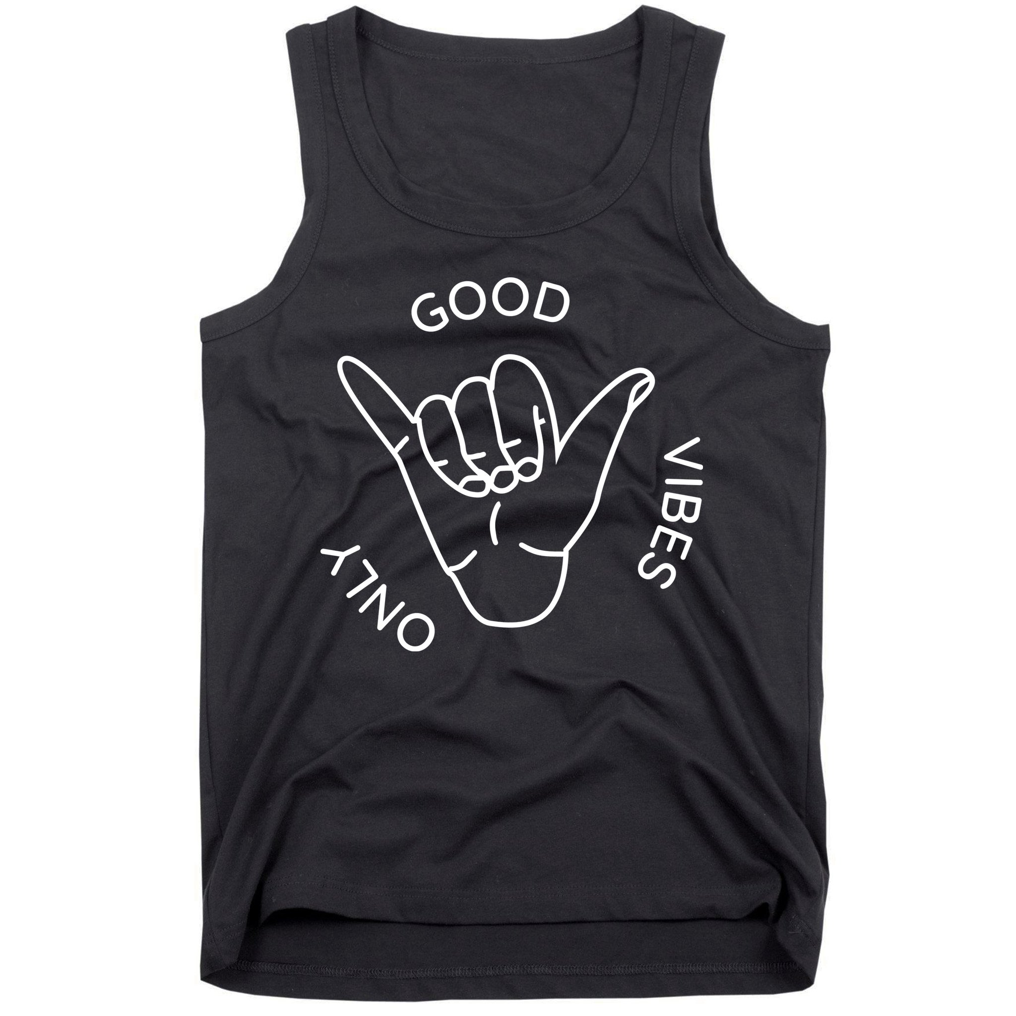 Good Vibes Only Gnarly Surfer Tank Top