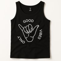 Good Vibes Only Gnarly Surfer Tank Top