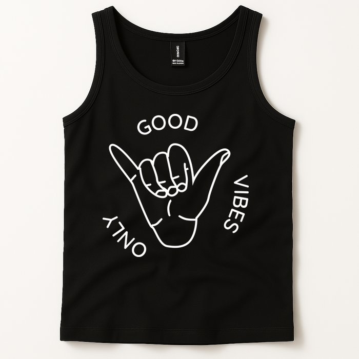 Good Vibes Only Gnarly Surfer Tank Top