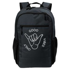 Good Vibes Only Gnarly Surfer Daily Commute Backpack