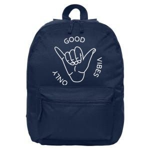 Good Vibes Only Gnarly Surfer 16 in Basic Backpack