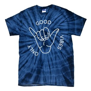 Good Vibes Only Gnarly Surfer Tie-Dye T-Shirt