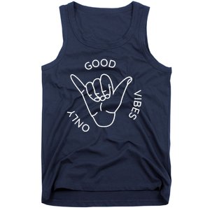 Good Vibes Only Gnarly Surfer Tank Top