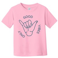 Good Vibes Only Gnarly Surfer Toddler T-Shirt