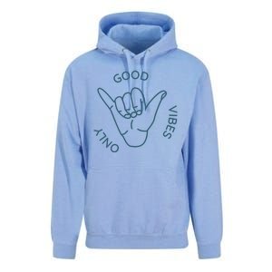 Good Vibes Only Gnarly Surfer Unisex Surf Hoodie