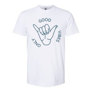 Good Vibes Only Gnarly Surfer Softstyle CVC T-Shirt