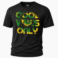 Good Vibe Only Jamaica Flag Tie Dye Positive Vibes Only Cooling Performance Crew T-Shirt