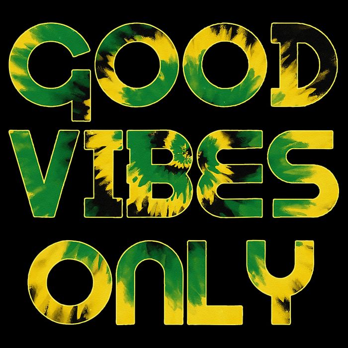 Good Vibe Only Jamaica Flag Tie Dye Positive Vibes Only Tall T-Shirt