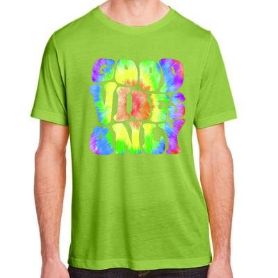 Good Vibes Only Trippy Colorful Vibing Adult ChromaSoft Performance T-Shirt