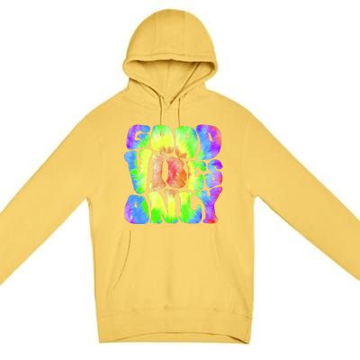 Good Vibes Only Trippy Colorful Vibing Premium Pullover Hoodie