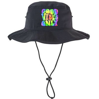 Good Vibes Only Trippy Colorful Vibing Bucket Hat