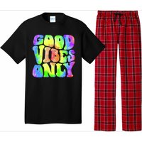 Good Vibes Only Trippy Colorful Vibing Pajama Set