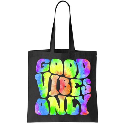 Good Vibes Only Trippy Colorful Vibing Bag