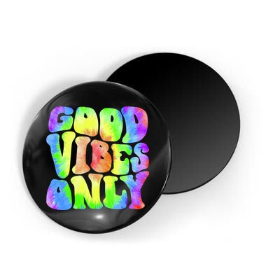 Good Vibes Only Trippy Colorful Vibing Magnet