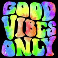 Good Vibes Only Trippy Colorful Vibing Mousepad