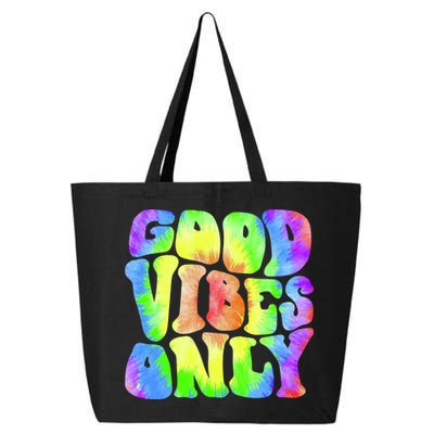 Good Vibes Only Trippy Colorful Vibing 25L Jumbo Tote