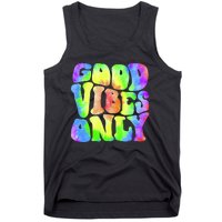 Good Vibes Only Trippy Colorful Vibing Tank Top