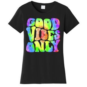 Good Vibes Only Trippy Colorful Vibing Women's T-Shirt