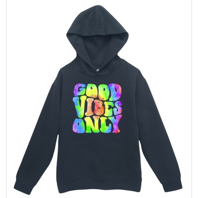 Good Vibes Only Trippy Colorful Vibing Urban Pullover Hoodie