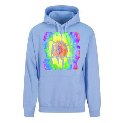 Good Vibes Only Trippy Colorful Vibing Unisex Surf Hoodie