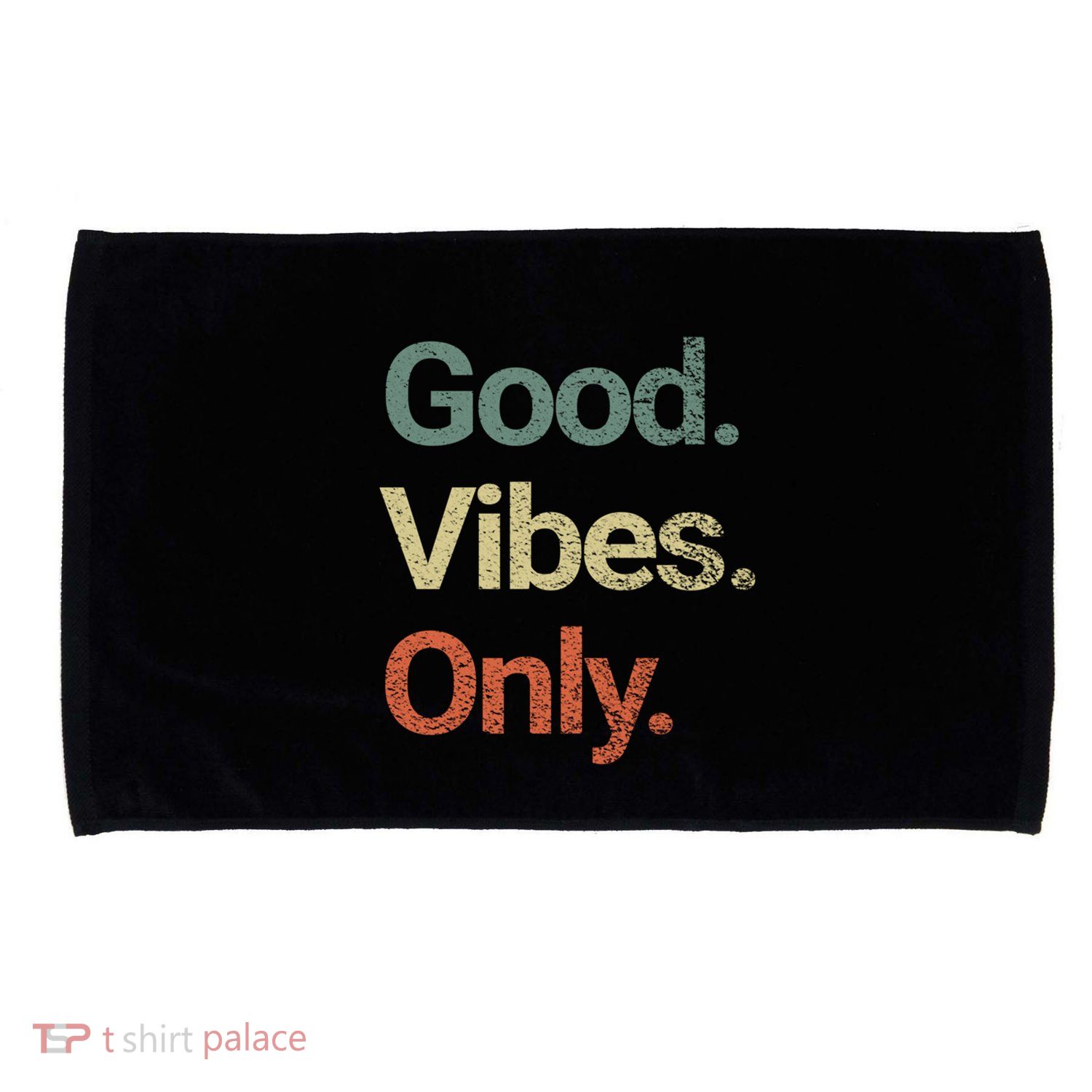 Good Vibes Only Positive Vibes Love Peace Namaste Cute Gift Microfiber Hand Towel