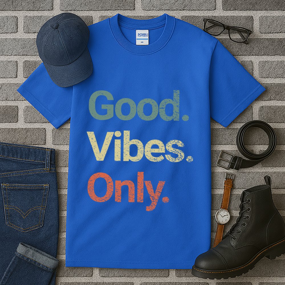 Good Vibes Only Positive Vibes Love Peace Namaste Cute Gift Tall T-Shirt