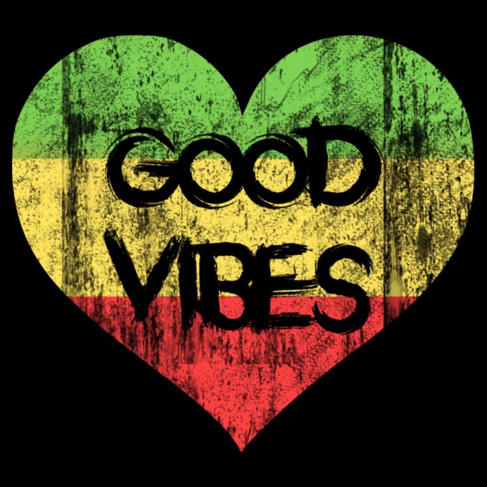 Good Vibes One Love One Heart Rastafari Gift Drawstring Bag