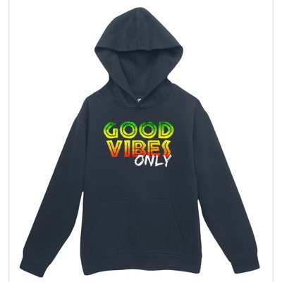 Good Vibes Only Rasta Reggae Jamaica Summer One Love Urban Pullover Hoodie